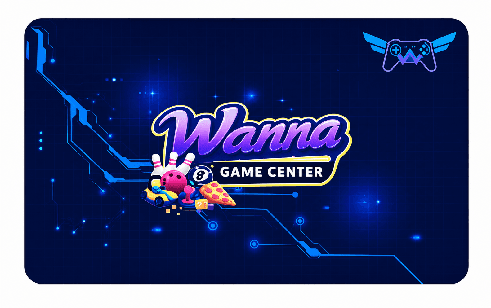 Wanna Game Center loyalty card