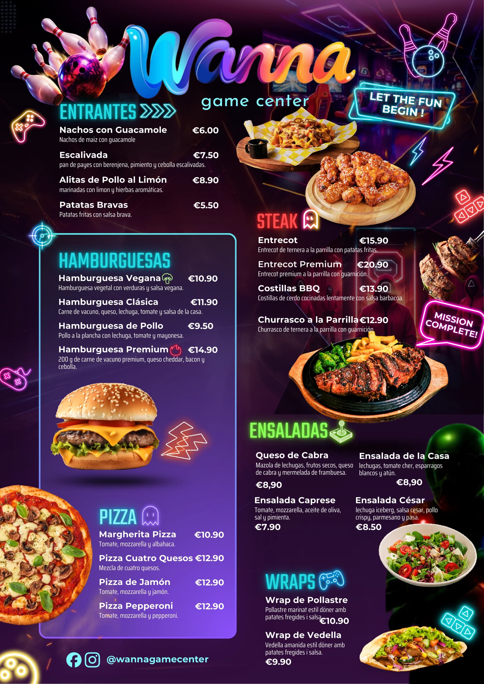 Carta del restaurant: Menjar